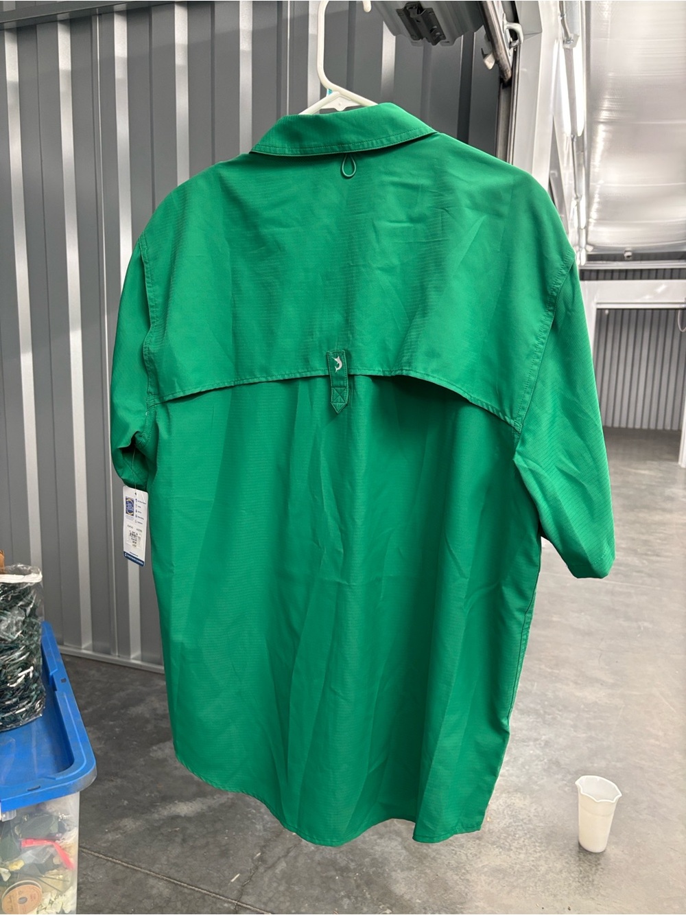 NWT Reel Legends Salt Water II Men's Green SS Fishing Button-Up Shirt Vented L - Picture 9 of 16